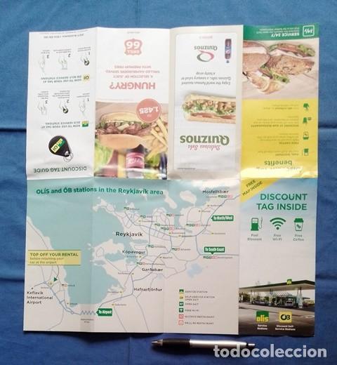 Travel Brochures: guia mapa olis iceland