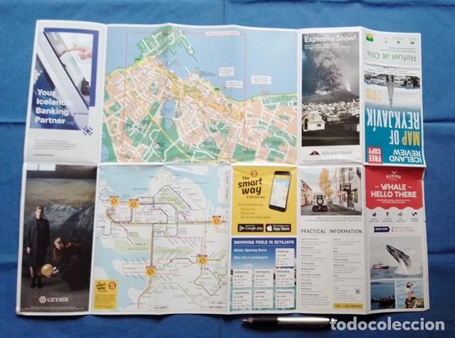 Folhetos de turismo: guia mapa of reykjavik 2018