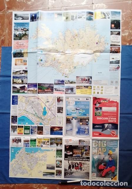 Travel Brochures: BIG MAP THE GREATER-REYKJAVIK-AKUREYRI-ICELAND 2014 2015