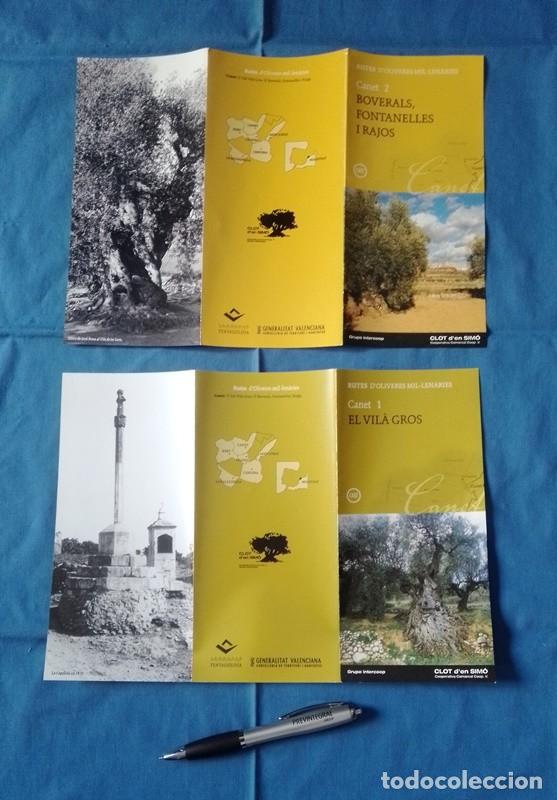 Tourismusbrosch&uuml;ren: rutes d'oliveres mil.lenaries canet 1 y 2