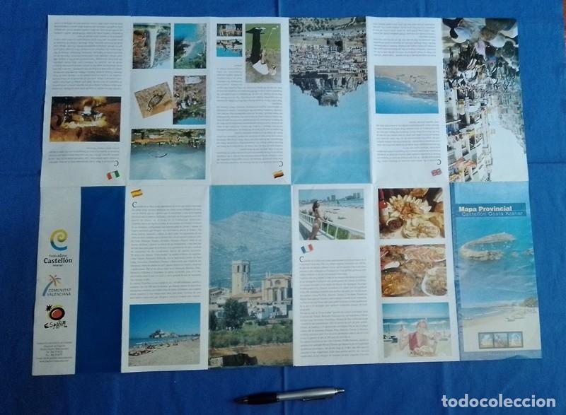 Travel Brochures: mapa provincial costa azahar