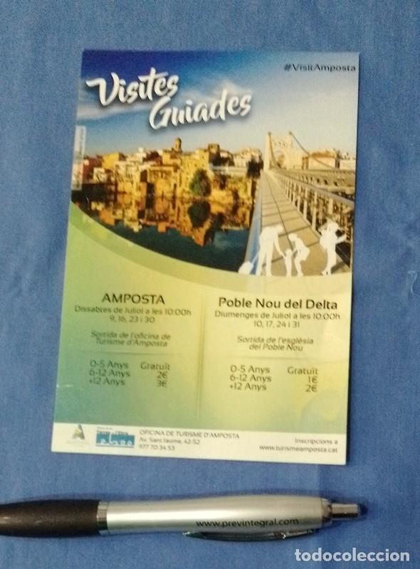 Folletos de turismo: visites guiades amposta - Foto 1