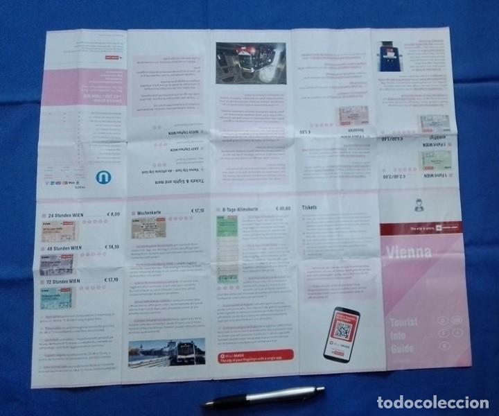 Folletos de turismo: guia mapa tren vienna - Foto 1