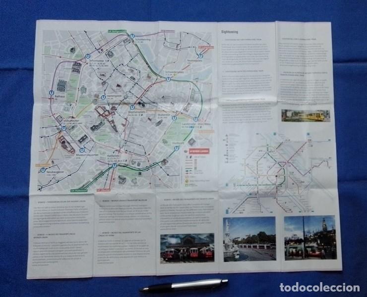 Folletos de turismo: guia mapa tren vienna - Foto 2