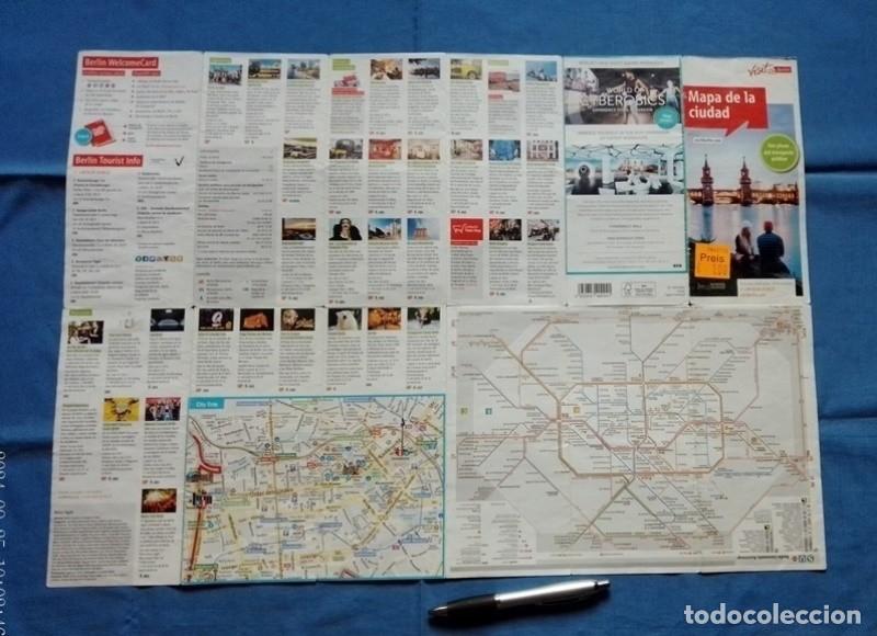 Folletos de turismo: mapa de la ciudad berlin en espa&ntilde;ol - Foto 1