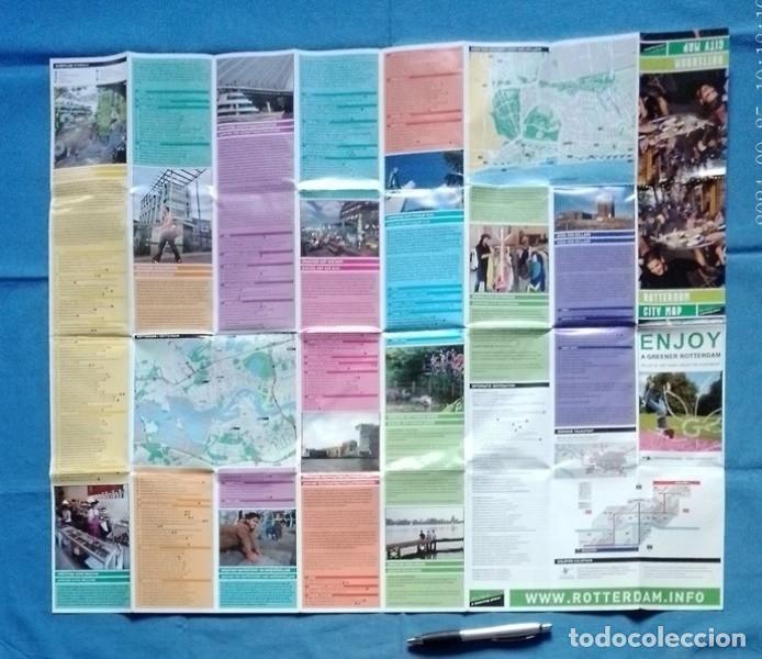 Folhetos de turismo: mapa ciudad rotterdam