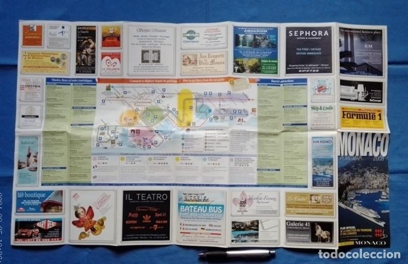 Folhetos de turismo: plano ciudad monaco 2008