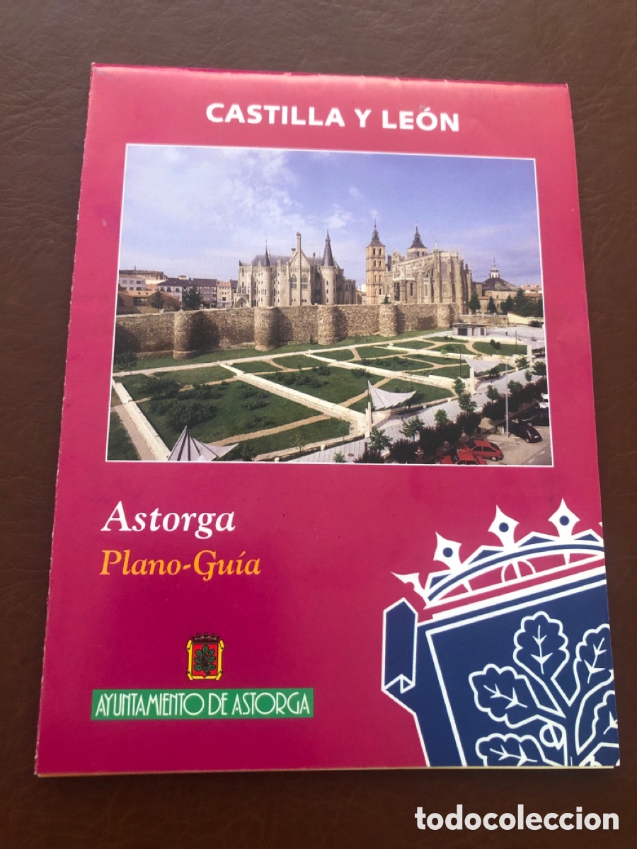 Folletos de turismo: PLANO GUIA DE LA CIUDAD DE ASTORGA, LEON. ASM