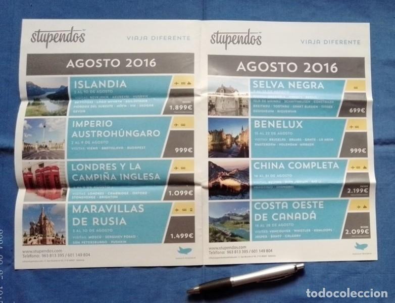 Folletos de turismo: stupendos viaja diferente 2016 - Foto 1