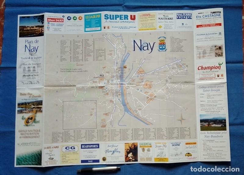 Folhetos de turismo: plano de nay pyrenees atlantiques