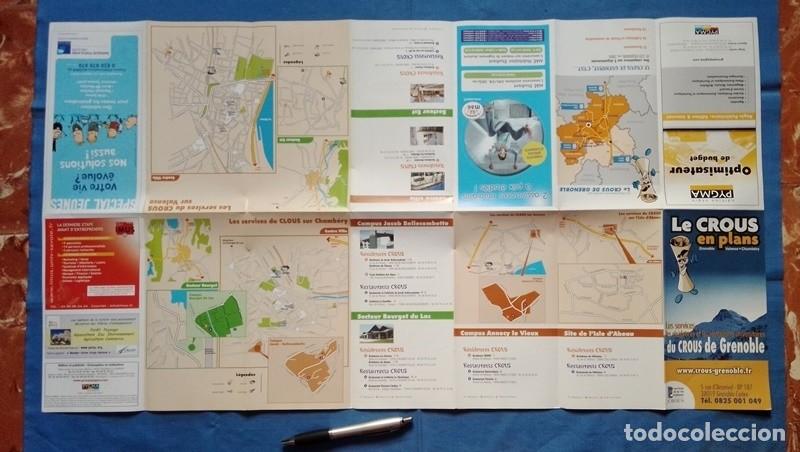 Folhetos de turismo: plano du crous de grenoble