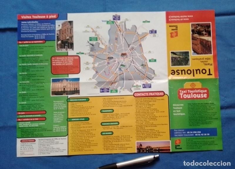 Travel Brochures: mapa toulouse francia