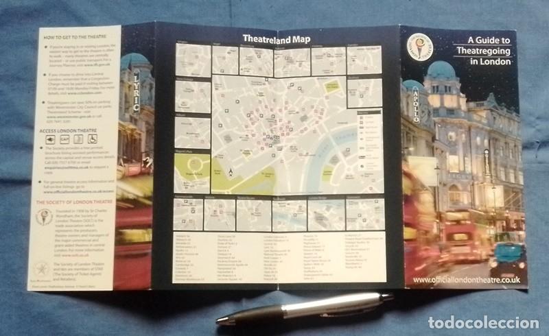 Folletos de turismo: mapa theatregoing London - Foto 1