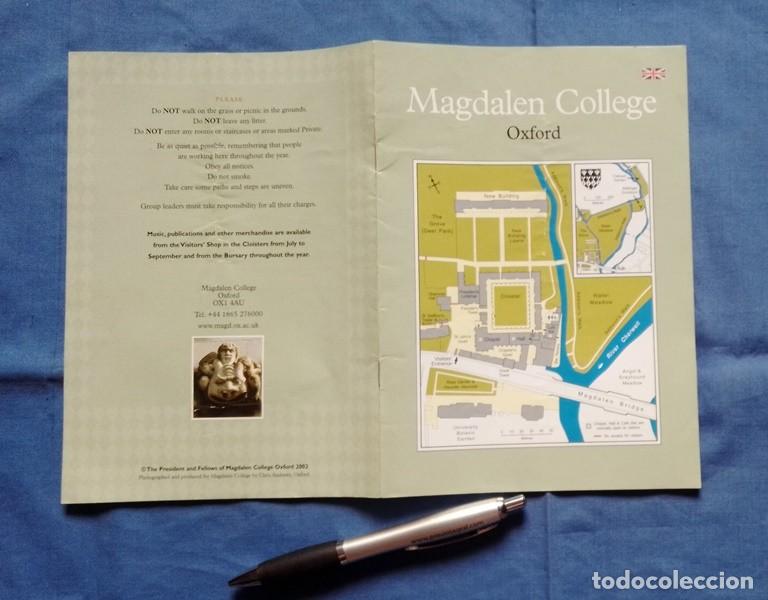 Tourismusbrosch&uuml;ren: guia magdalen college oxford