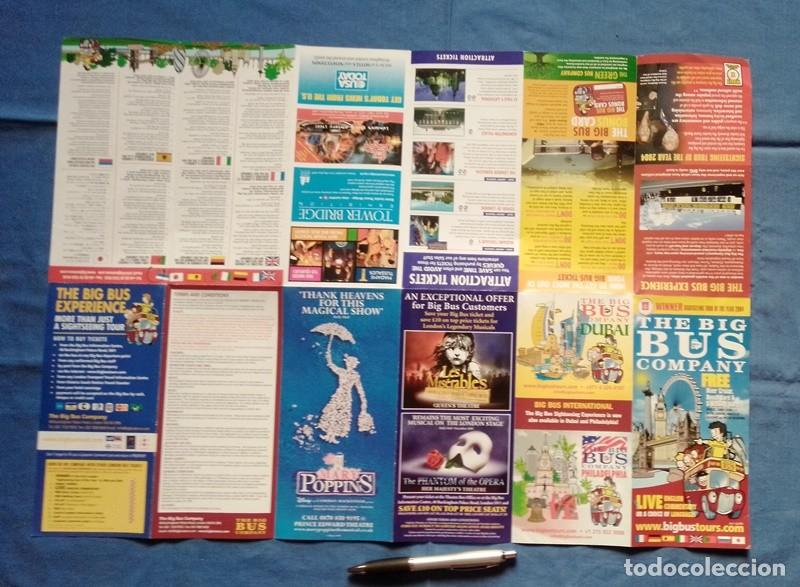 Travel Brochures: mapa the big bus company london