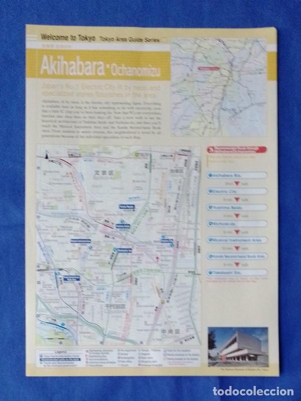 Travel Brochures: mapa Akihabara-Ochanomizu tokyo guide