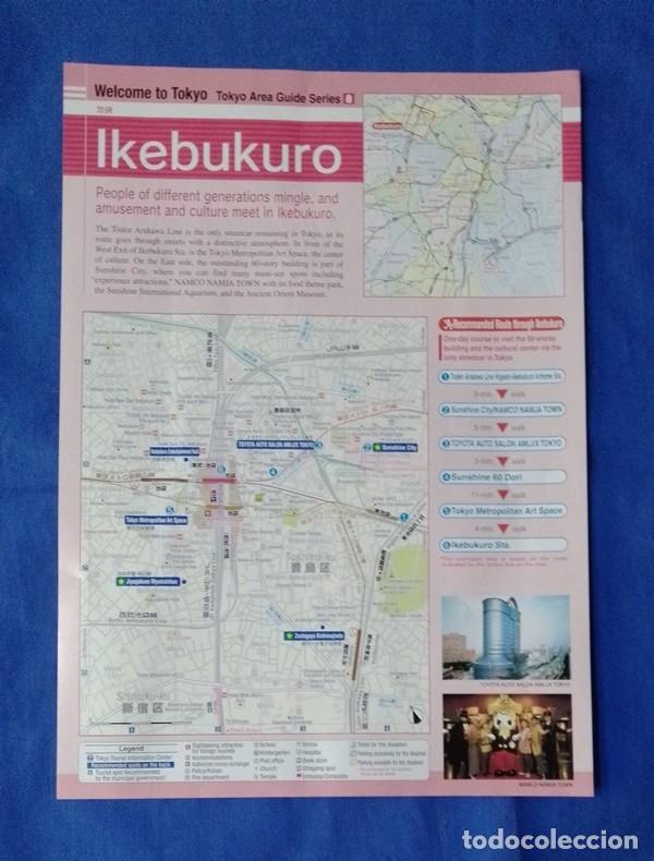 Travel Brochures: mapa Ikebukuro tokyo guide
