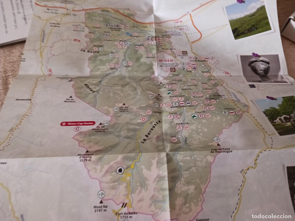 Tourismusbrosch&uuml;ren: carte touristique, pyrenees, st. gaudens, toulouse, lannemezan,,etc, idioma frances