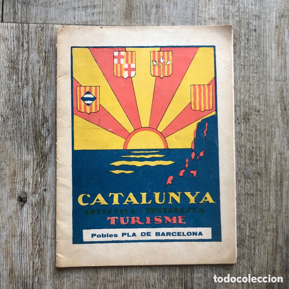 Folhetos de turismo: Catalunya Artistica I Pitoresca / Turismo / Pobles Pla De Barcelona
