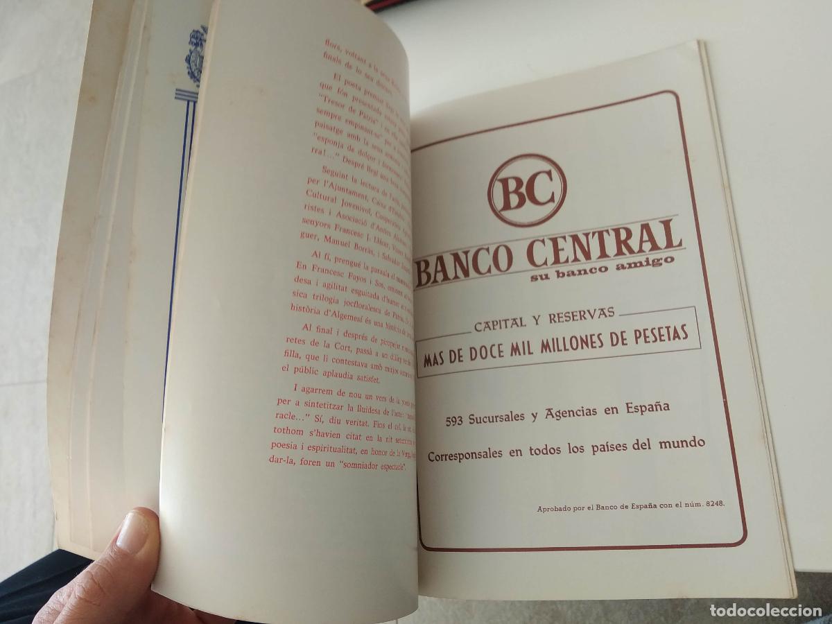 Folletos de turismo: PROGRAMA ALGEMESI DE FERIA Y FIESTAS A&Ntilde;O 1972 - Foto 4