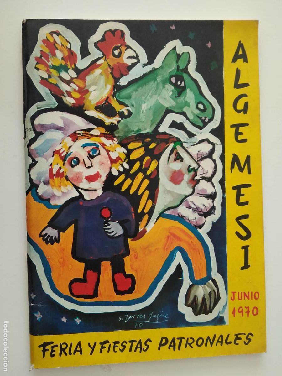 Tourismusbrosch&uuml;ren: PROGRAMA ALGEMESI DE FERIA Y FIESTAS PATRONALES A&Ntilde;O 1970