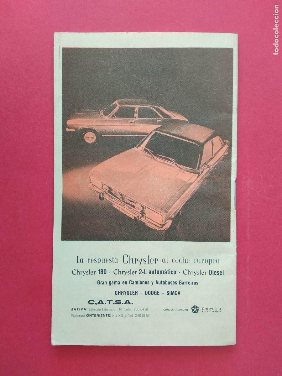 Folletos de turismo: PROGRAMA GRAN FERIA DE JATIVA A&Ntilde;O 1976 - Foto 3