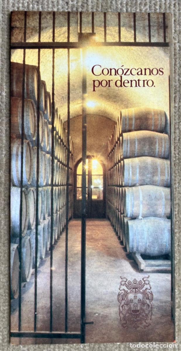 Folletos de turismo: Folleto de Bodegas Marqu&eacute;s del Puerto (Fuenmayor - La Rioja) - Vino - A&ntilde;os 80