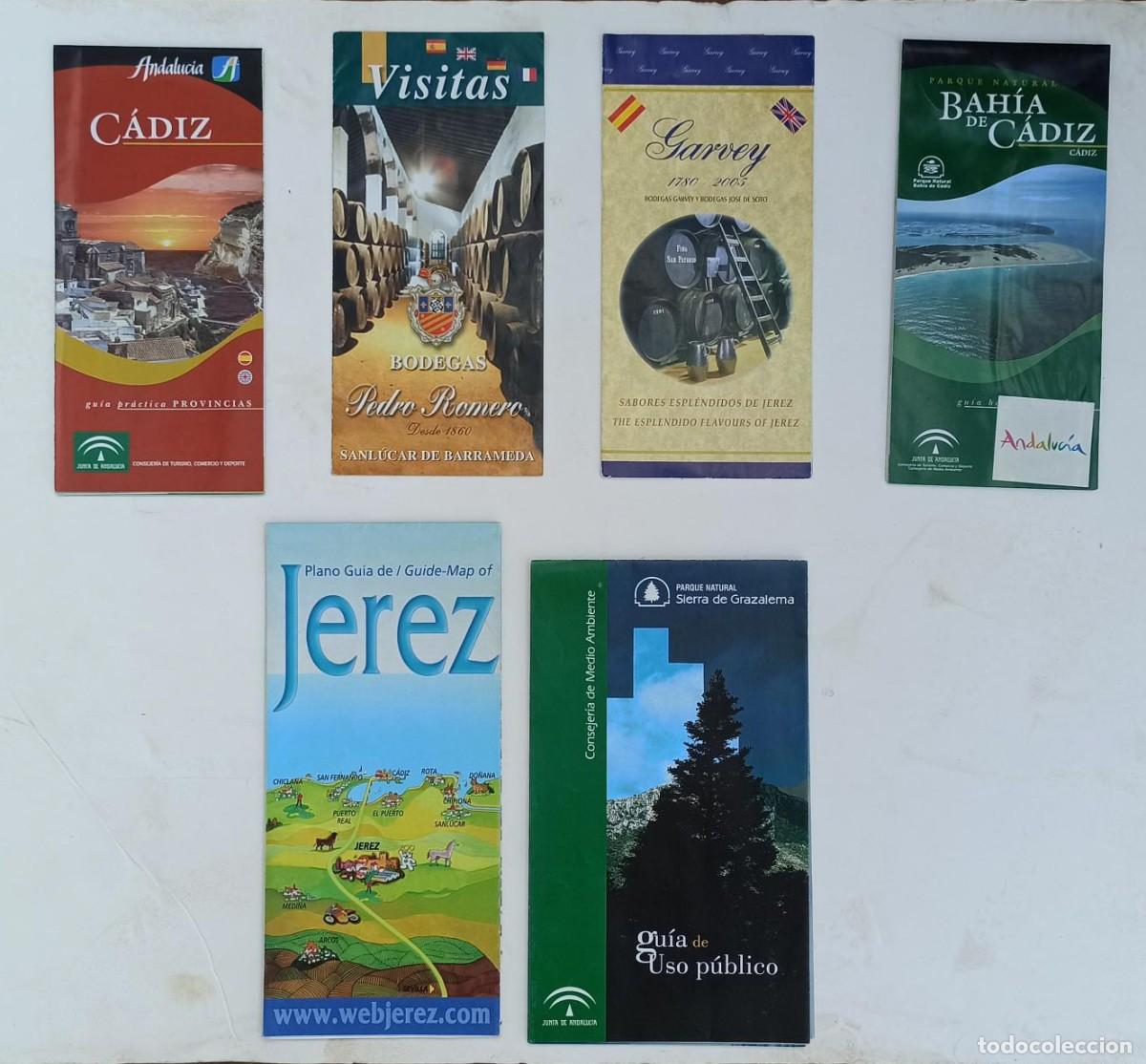 Folhetos de turismo: SIETE FOLLETOS DE C&Aacute;DIZ Y SU PROVINCIA
