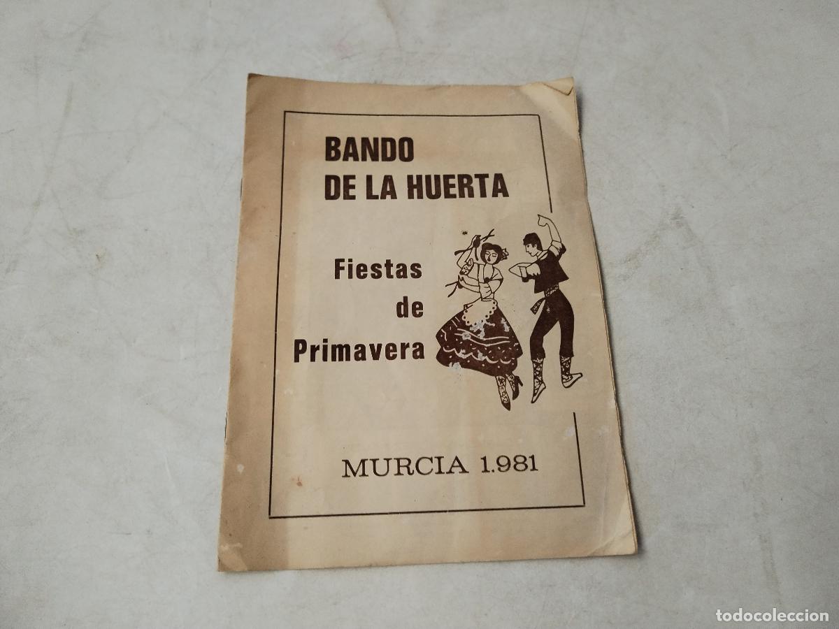 Tourismusbrosch&uuml;ren: bando de la huerta 1981- murcia - fiestas de primavera - c141