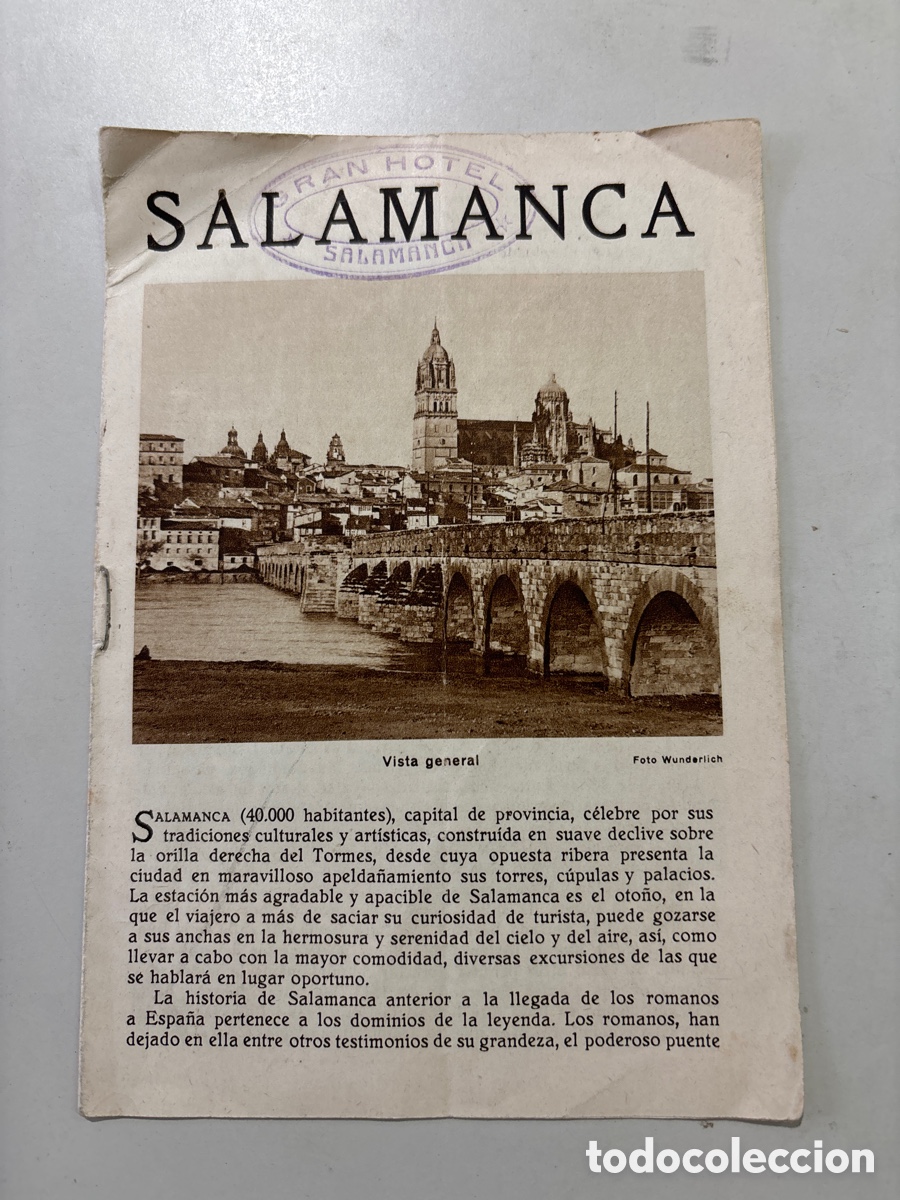 Brochures de tourisme: SALAMANCA. GU&Iacute;A. PATRONATO NAC. DEL TURISMO.