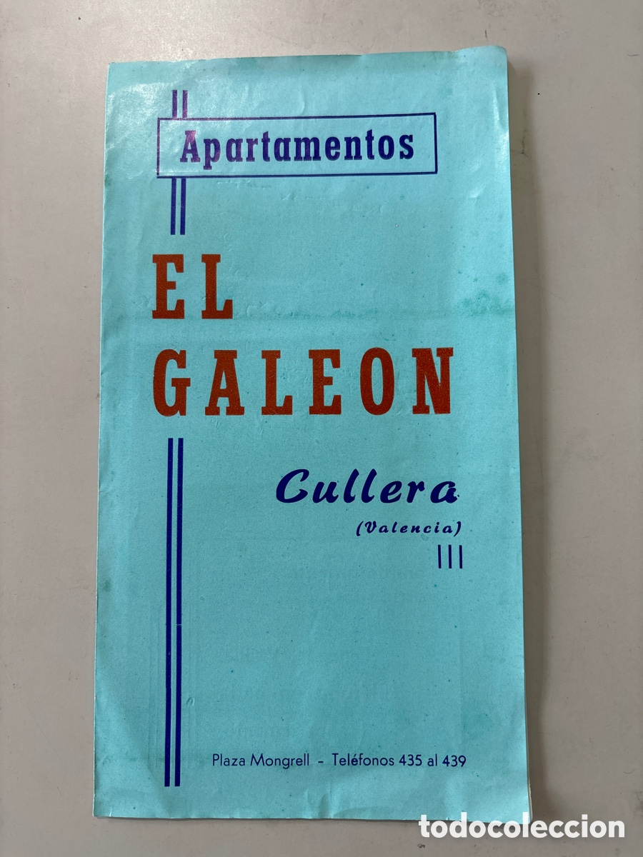 Brochures de tourisme: APARTAMENTOS EL GALE&Oacute;N. CULLERA. VALENCIA. LISTA DE PRECIOS.