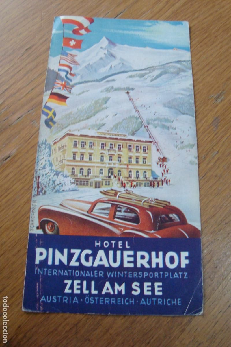 Travel Brochures: ANTIGUO DIPTICO TURISMO HOTEL PINZGAUERHOF AUSTRIA OSTERREICH AUTRICHE