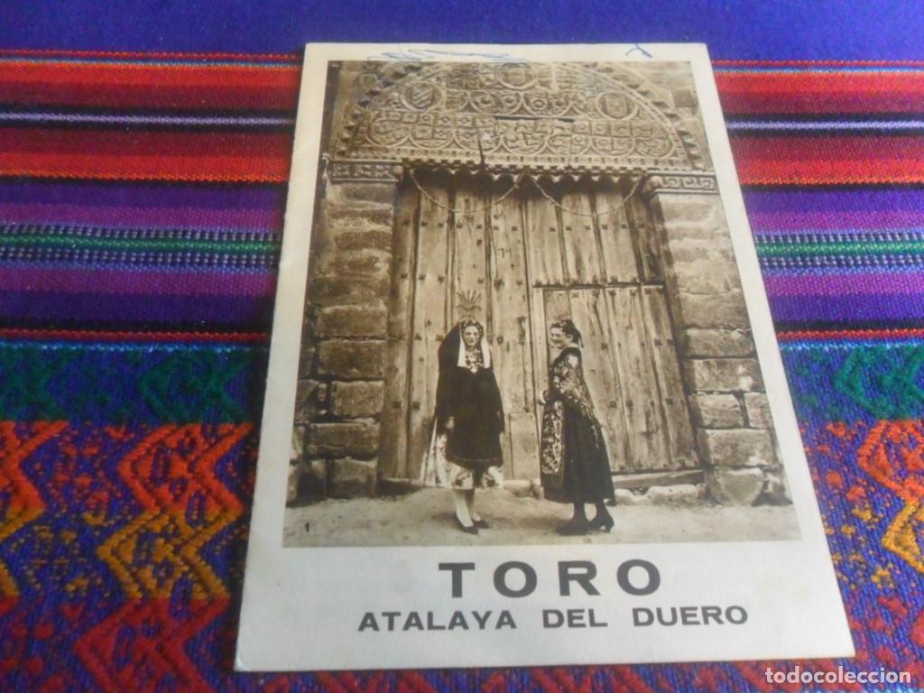 Folhetos de turismo: FOLLETO TUR&Iacute;STICO TORO ATALAYA DEL DUERO, ZAMORA. FOURNIER 1959. BUEN ESTADO.