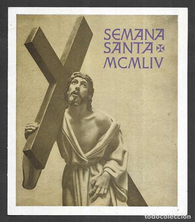 Folhetos de turismo: Folleto.- Semana Santa MCMLIV Sanatorio- Clinica de Ntra. Sra. de la Merced