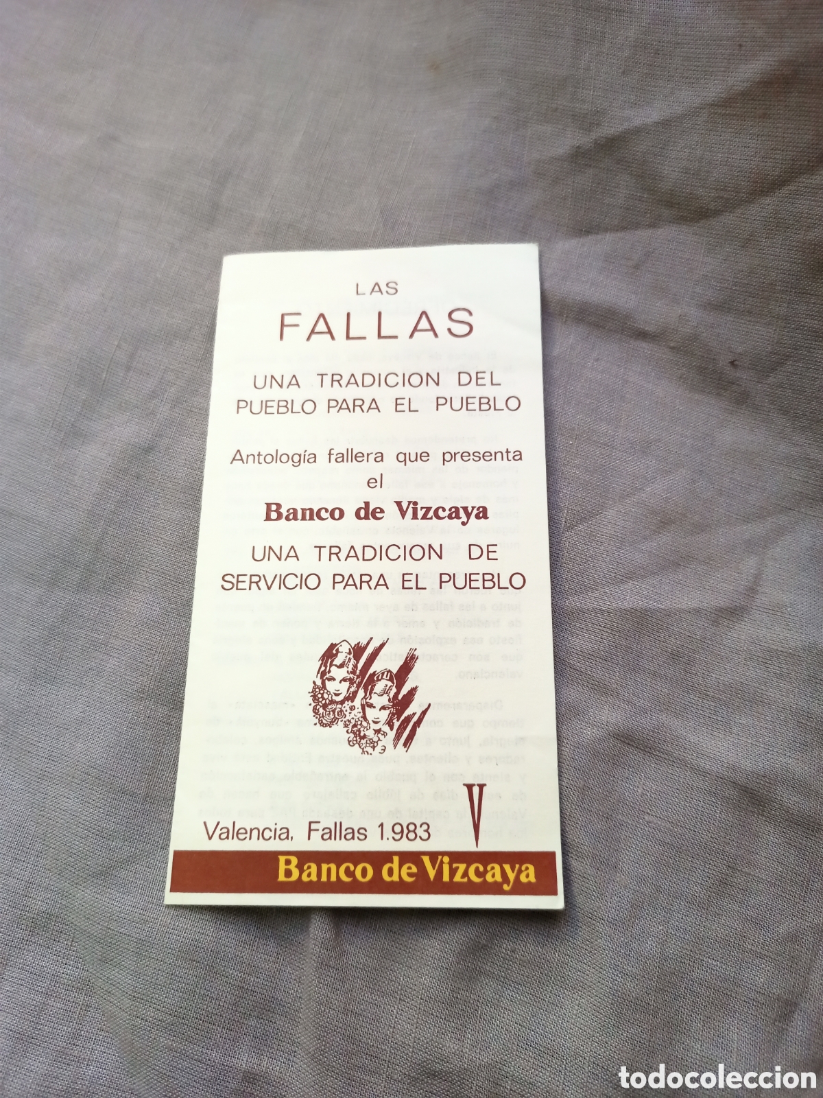Folletos de turismo: Tr&iacute;ptico Las Fallas.Valencia.Fallas 1983 - Foto 1