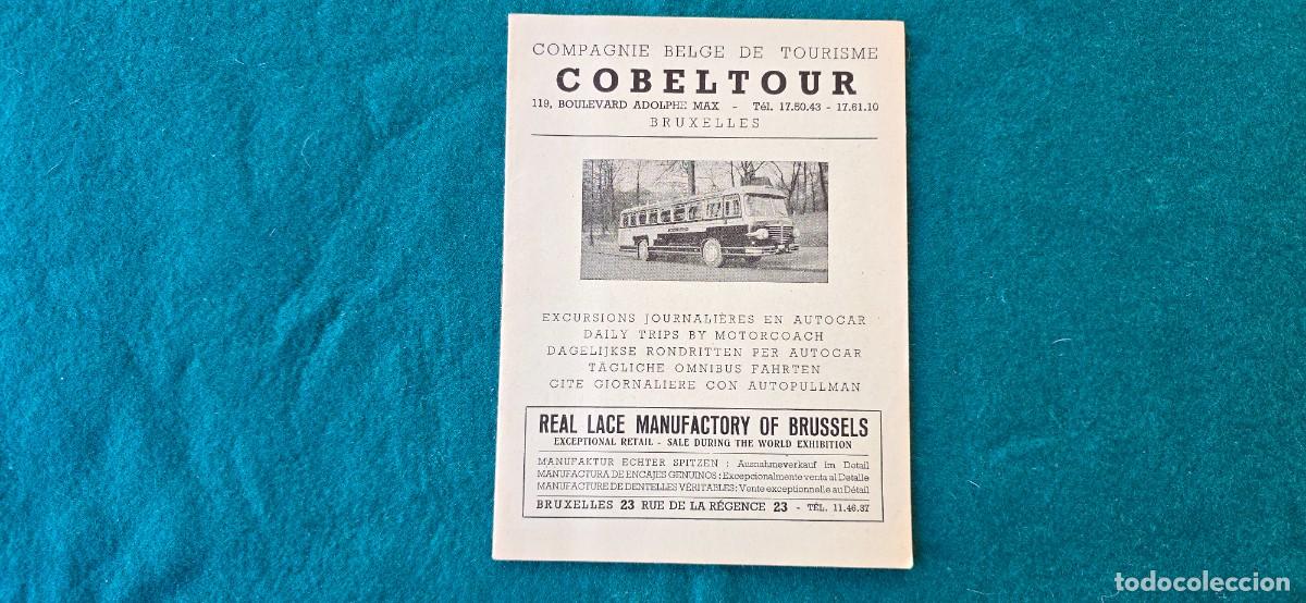 Tourismusbrosch&uuml;ren: FOLLETO COBELTOUR (1960s) COMPA&Ntilde;IA BELGA DE TURISMO