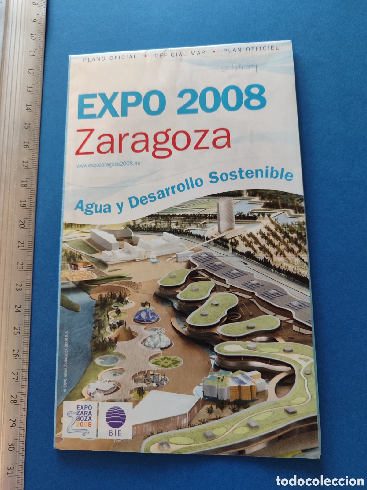 Tourismusbrosch&uuml;ren: Mapa oficial. Recinto de la Exposici&oacute;n Internacional. EXPO ZARAGOZA 2008.