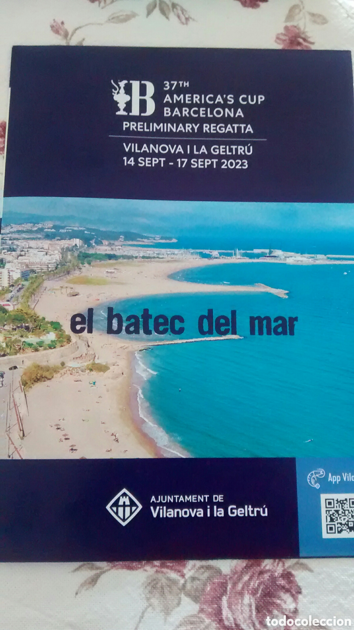 Folletos de turismo: 37 AMERICA&acute;S CUP BARCELONA PRELIMINARY REGATA, VILANOVA I LA GELTRU 14-17 SEPTBRE 2023 (A1) EL BATEC