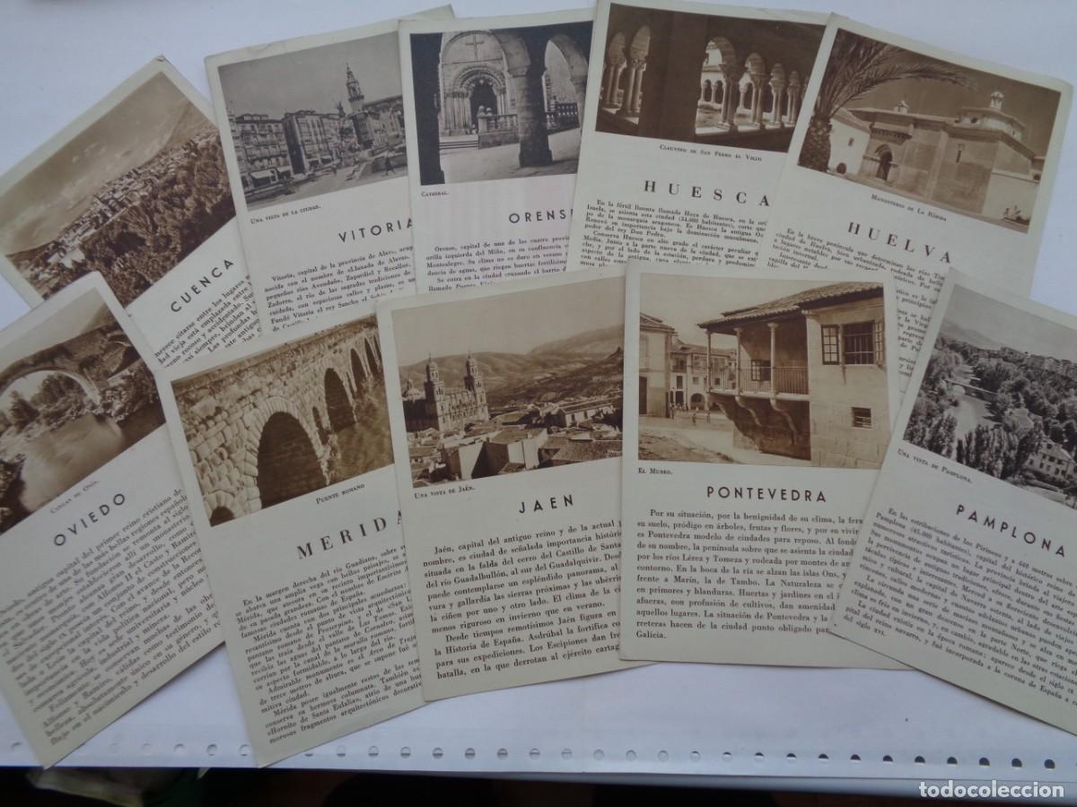Travel Brochures: LOTE 11 FOLLETOS DE TURISMO : PAMPLONA, MERIDA, OVIEDO, VITORIA, CUENCA , ETC . A&Ntilde;OS 50. FOURNIER