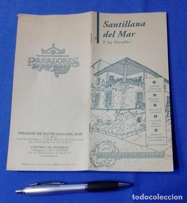 Tourismusbrosch&uuml;ren: Folleto turistico Santillana del Mar y su Parador Cantabria