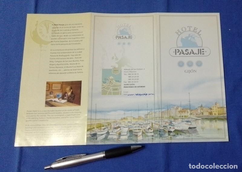 Tourismusbrosch&uuml;ren: Folleto turistico Hotel Pasaje Gijon