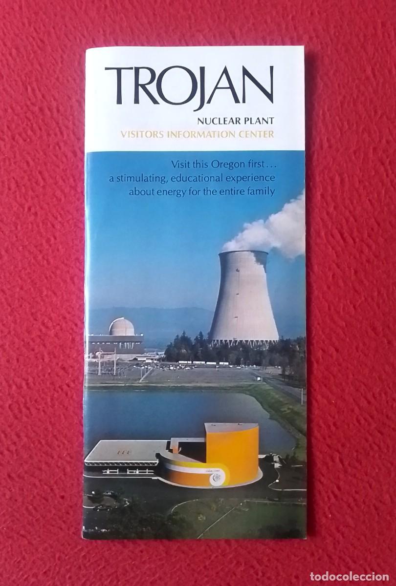 Folletos de turismo: FOLLETO TR&Iacute;PTICO GU&Iacute;A TROJAN NUCLEAR PLANT PLANTA CENTRAL..OREGON USA..VISITOR INFORMATION CENTER...