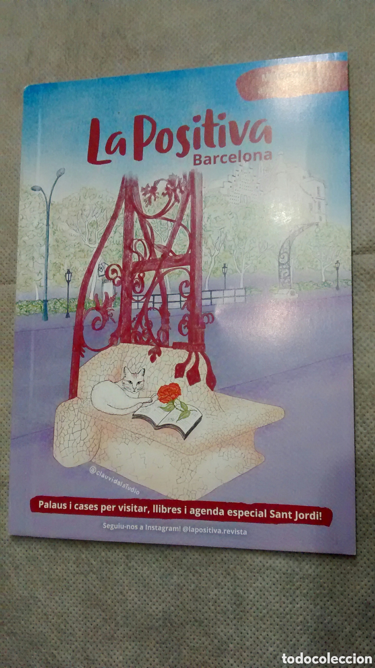 Folletos de turismo: REVISTA LA POSITIVA BARCELONA 2024. PALACIOS Y CASAS EMBLEMATICAS DE BARCELONA(A1)