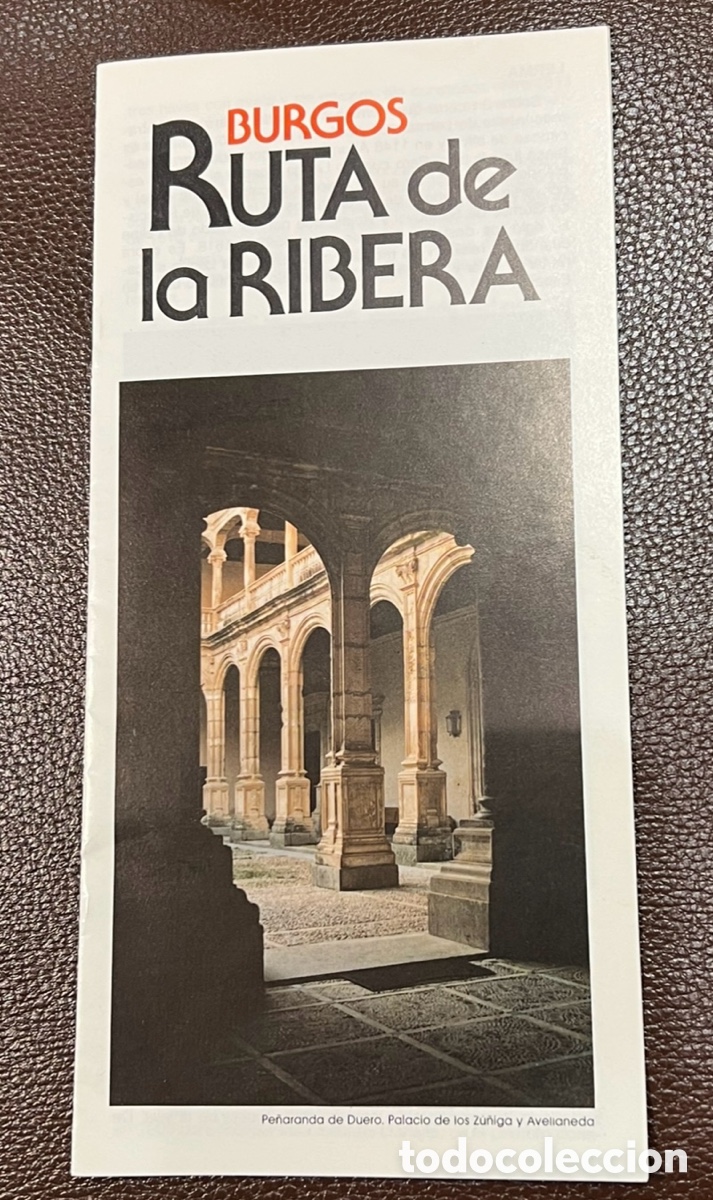 Travel Brochures: Folleto. Burgos. Ruta de la Ribera. 1990.