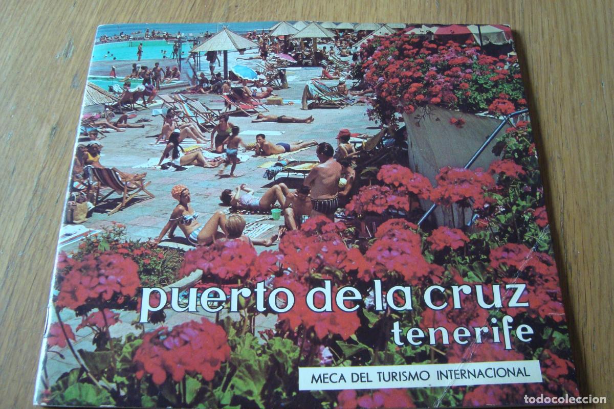 Travel Brochures: ANTIGUO FOLLETO TURISMO PUERTO DE LA CRUZ TENERIFE 1969
