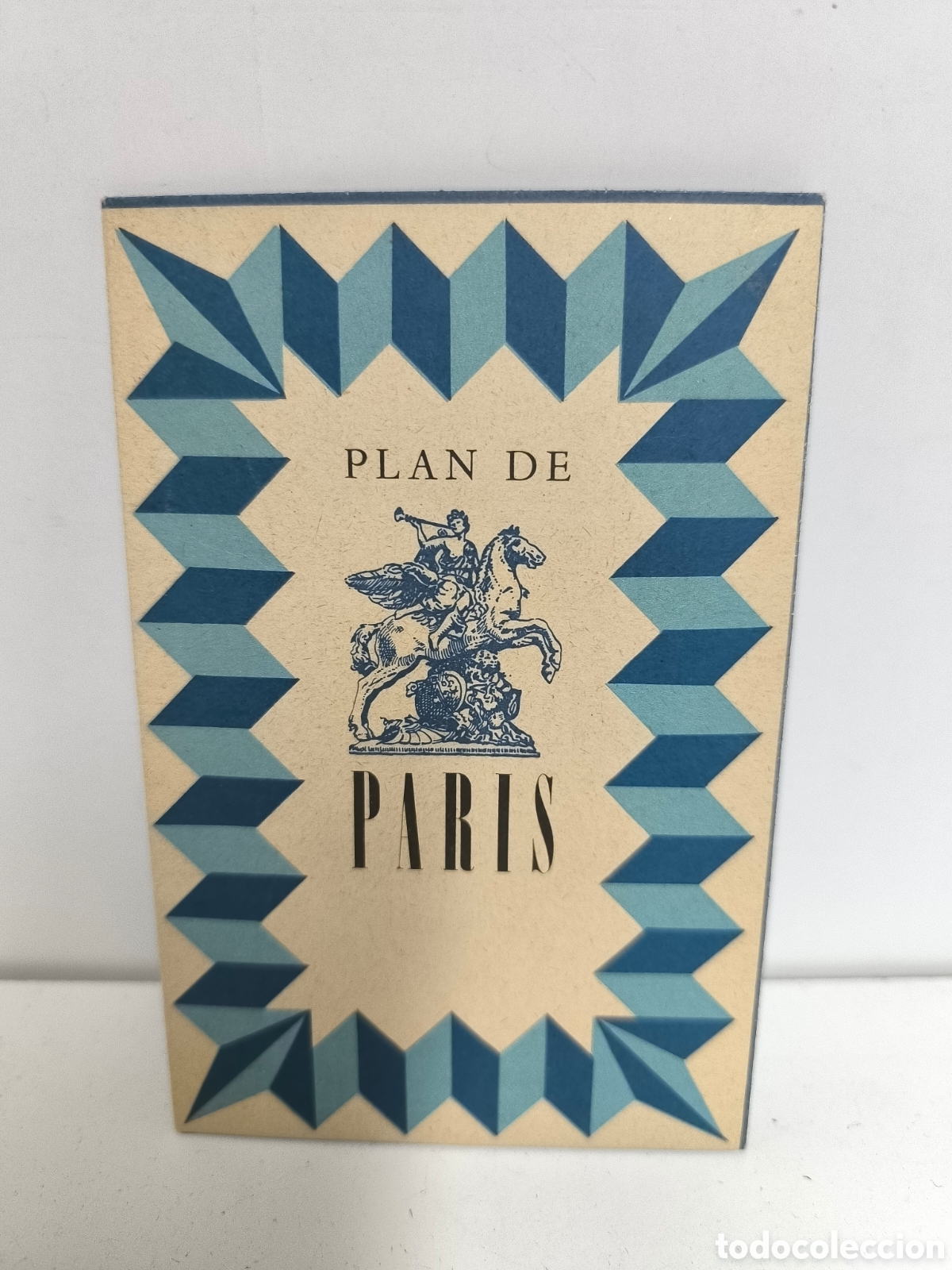 Travel Brochures: Plan de paris plano a&ntilde;os 40