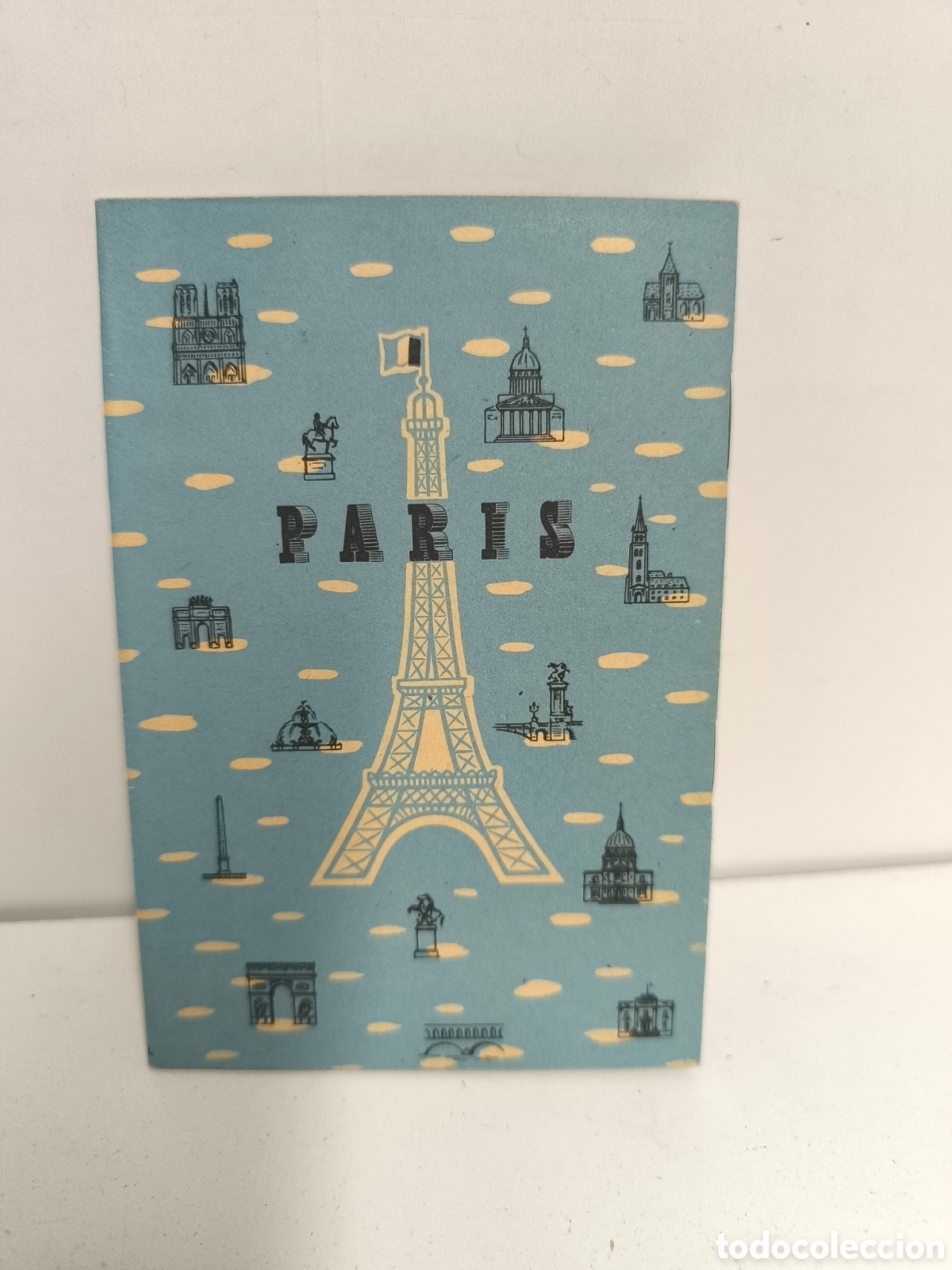 Travel Brochures: FOLLETO TURISMO PARIS. A&Ntilde;O 1953. CON MAPAS DESPLEGABLES