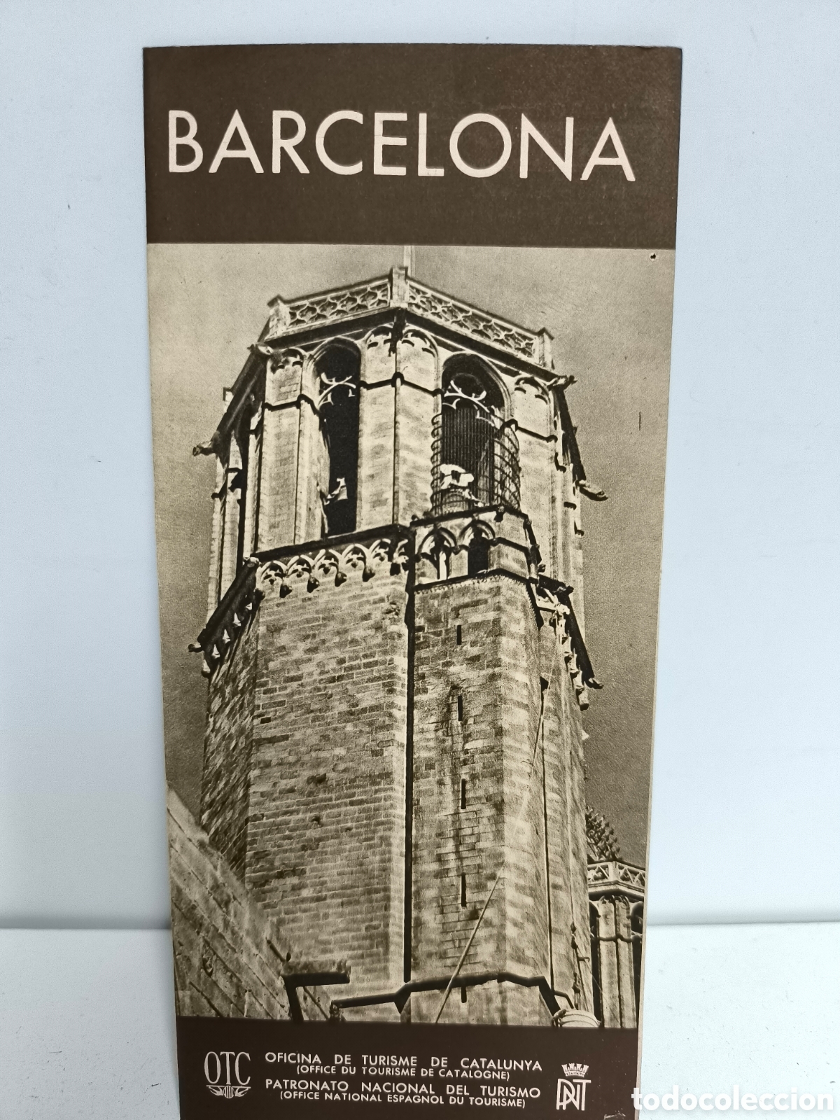 Folletos de turismo: FOLLETO TUR&Iacute;STICO BARCELONA SOCIETAT D'ATRACCI&Oacute; DE FORASTERS MUMBR&Uacute; A&Ntilde;OS 60