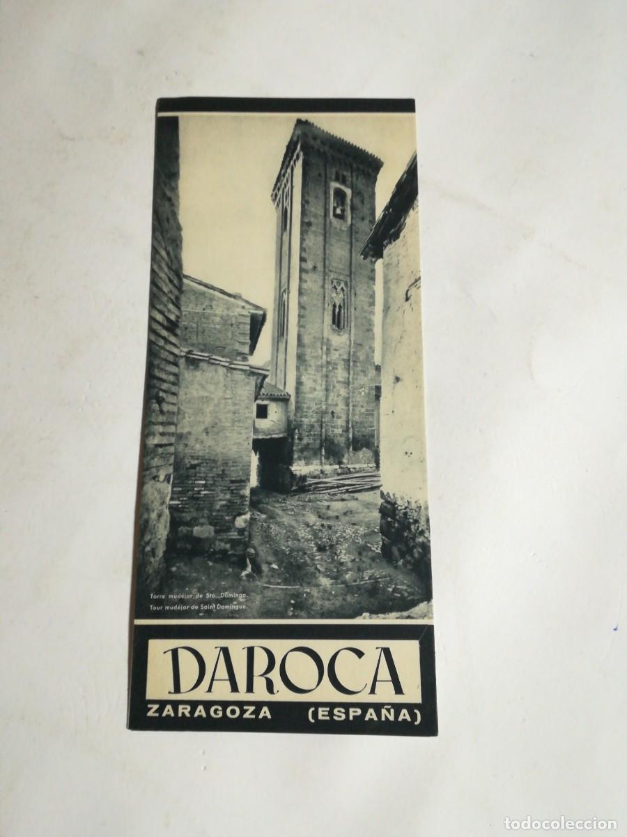 Folhetos de turismo: Daroca Zaragoza, Publicaci&oacute;n de la Caja de Ahorros y Monte de Piedad Zaragoza, Arag&oacute;n y Rioja