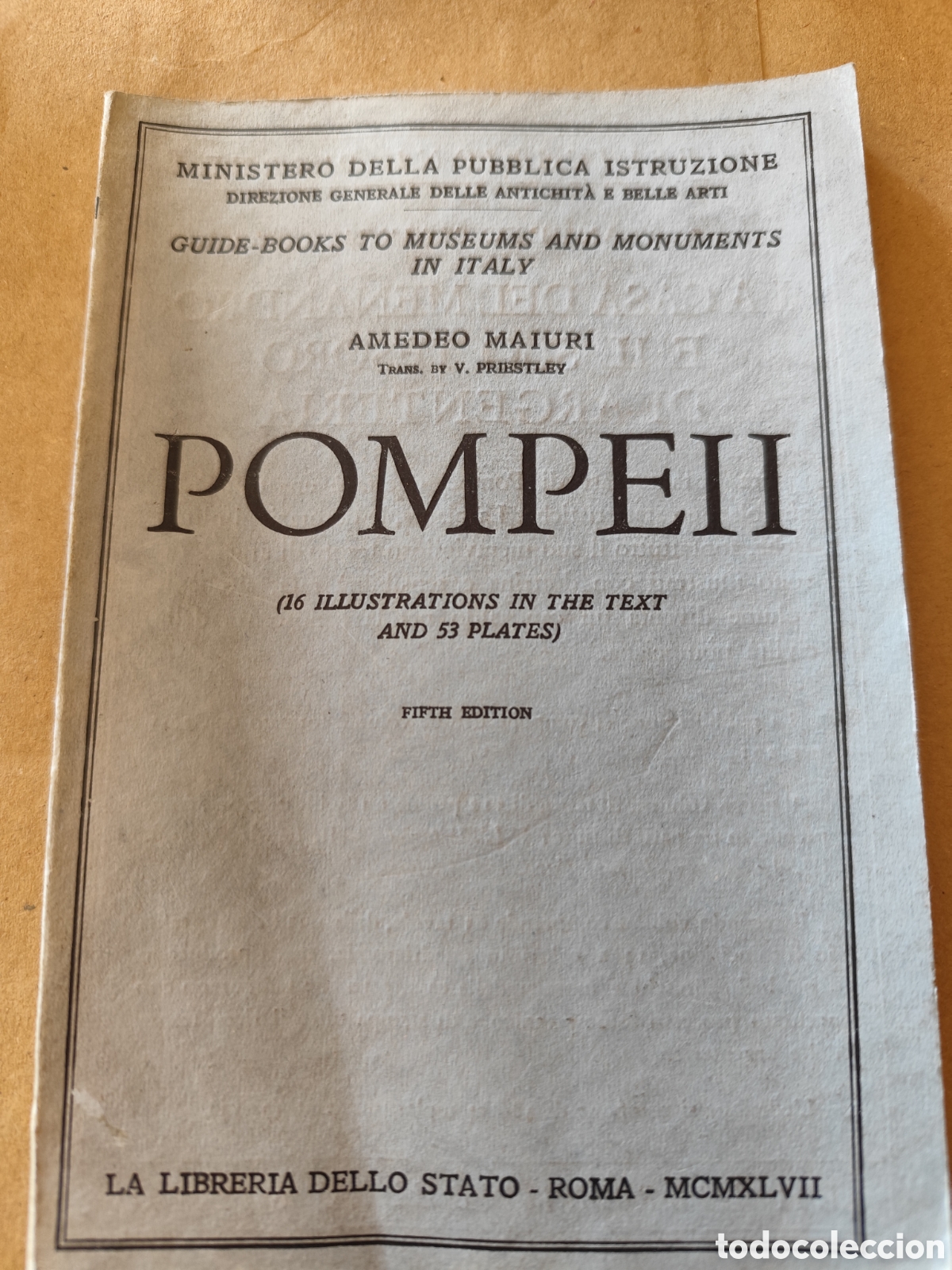 Tourismusbrosch&uuml;ren: POMPEII guia de museos y monumentos Italia